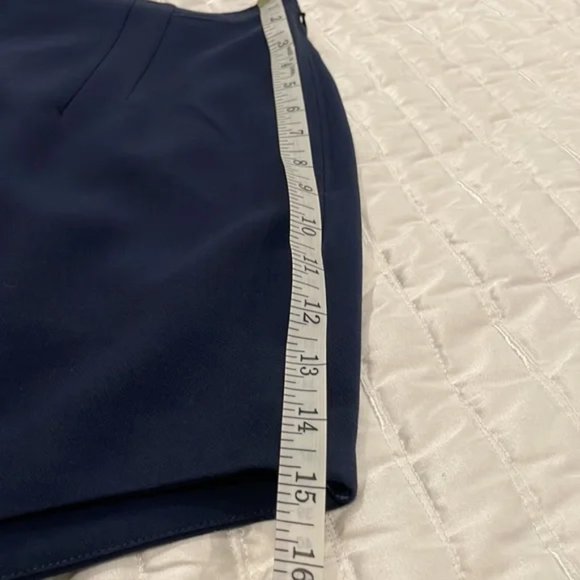 Abercrombie & Fitch Navy Blue Vest and Skirt set - Picture 6 of 8